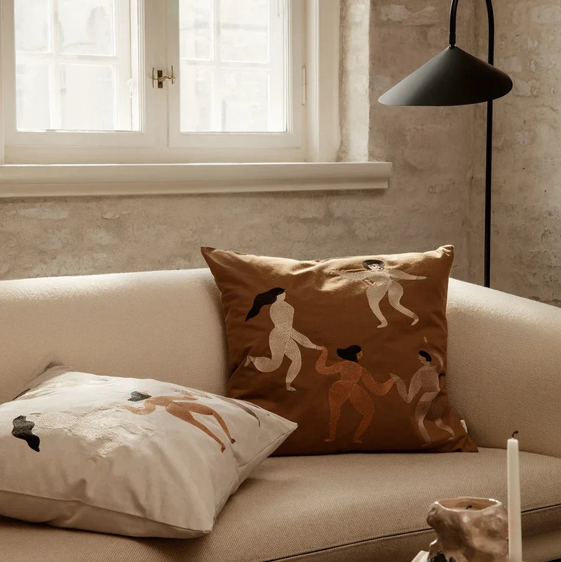 Kissen Free Braun - ferm LIVING