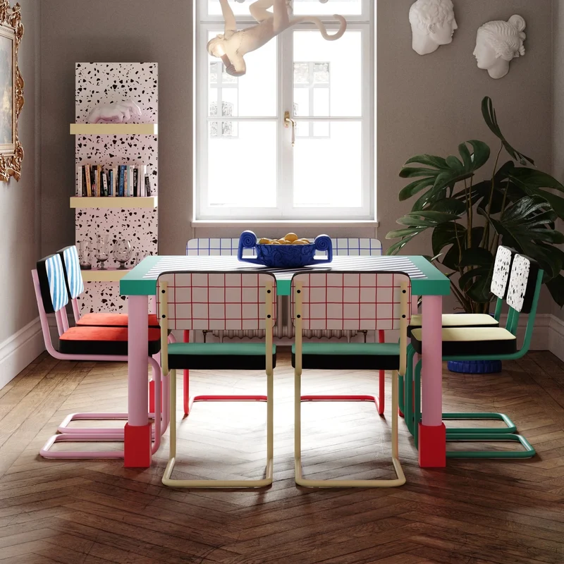 Stuhl Superchair Red Grid - Seletti