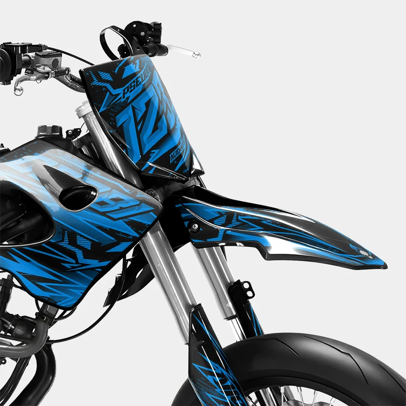 MIROIR - Kit deco DERBI 50cc - Bleu
