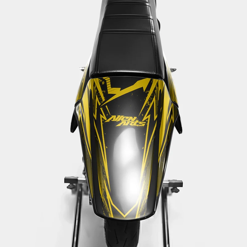 MIROIR - Kit deco DERBI 50cc - Jaune Foncé