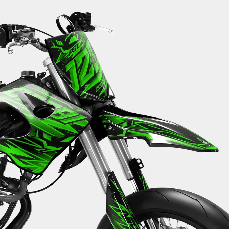 MIROIR - Kit deco DERBI 50cc - Vert