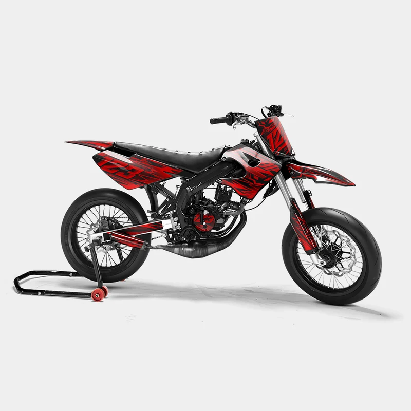 MIROIR - Kit deco DERBI 50cc - Rouge