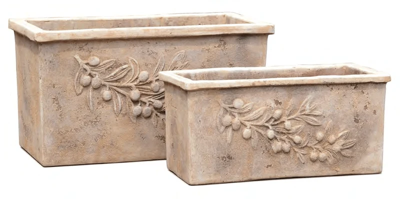 Pflanzkübel Box – Eschbach Terra in Terrakotta-Optik