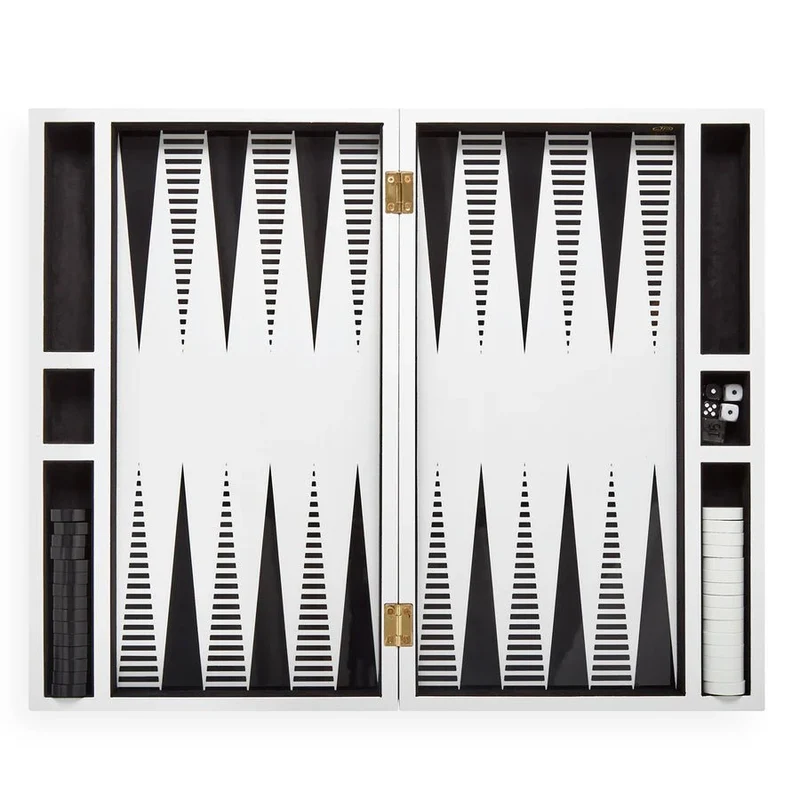 Op Art Backgammon Set Spiel - Jonathan Adler