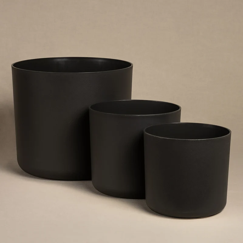 Kunststoff Topfset 'Lumi’ (30, 22, 16)