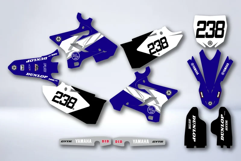 Kit Déco YAMAHA YZ 125-250 2002-2020 UFO RESTYLE - KRYTAN