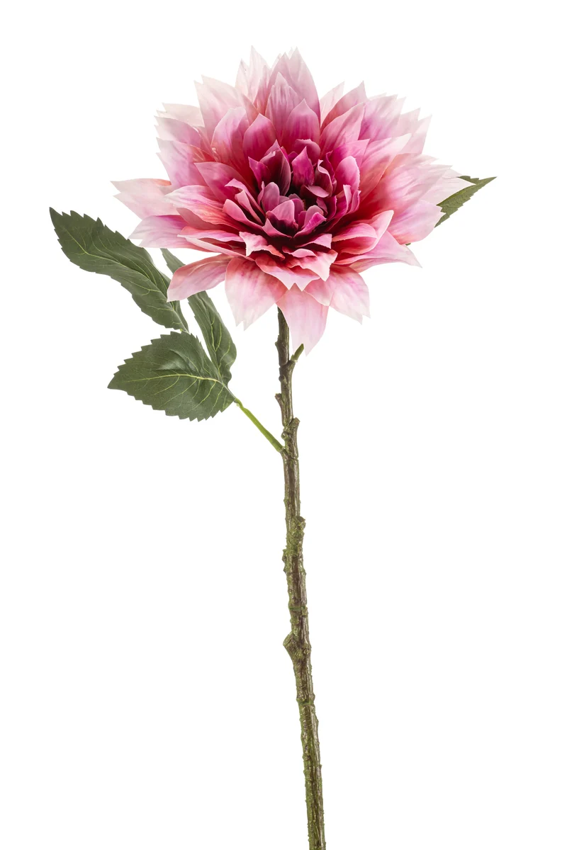 Dahlie XL künstlich 88 cm - 1 Stiel - Rosa
