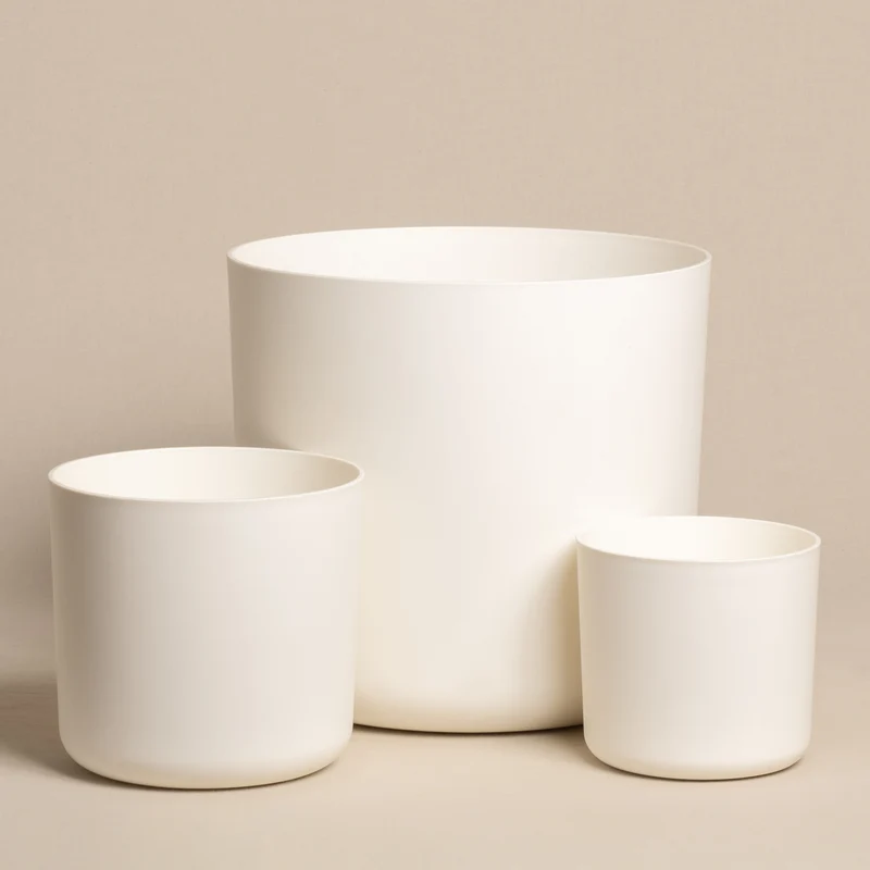 Kunststoff Topfset 'Lumi' (30, 16, 14)