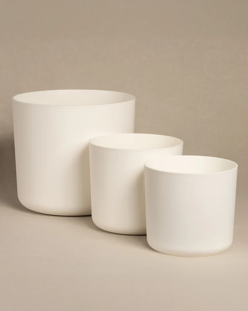 Kunststoff Topfset 'Lumi’ (30, 2 x 16)