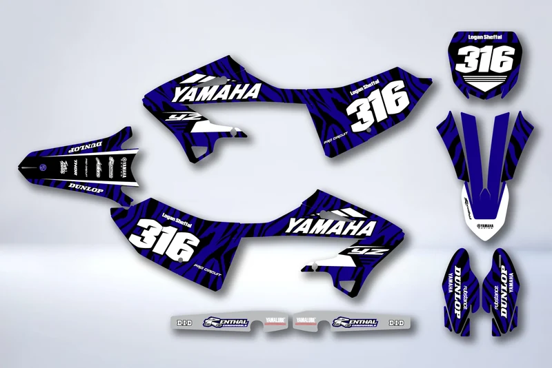 Kit Déco Yamaha YZ 125/250 2022-2026 - LYRZEN