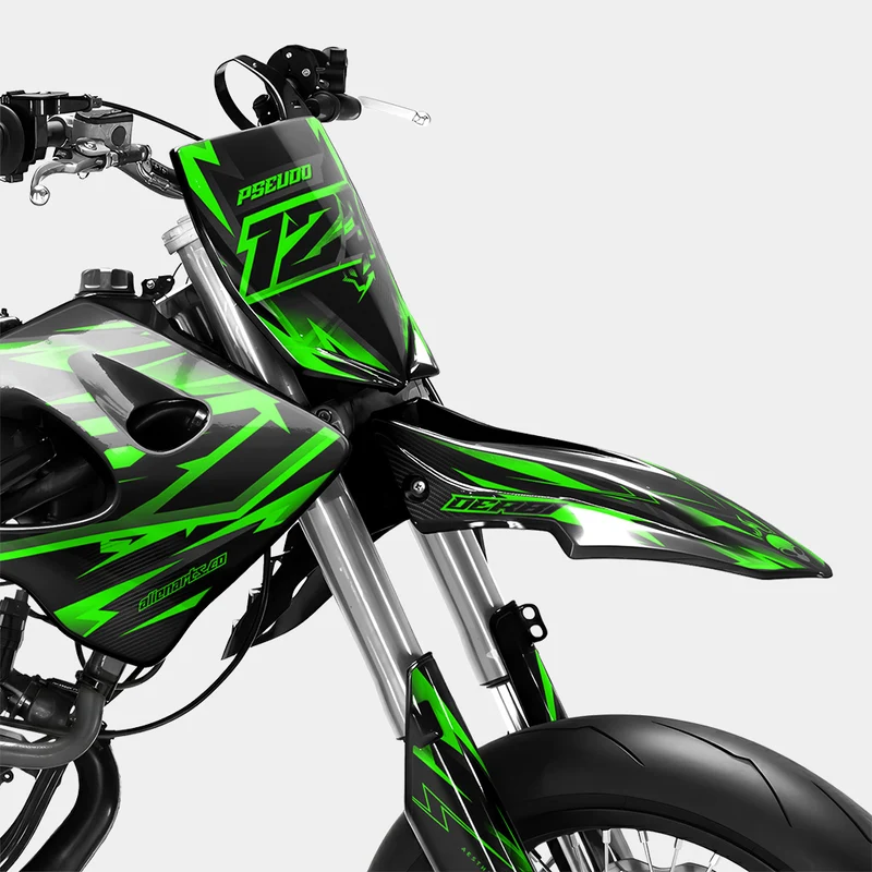 MISTRAL - Kit deco DERBI 50cc - Vert