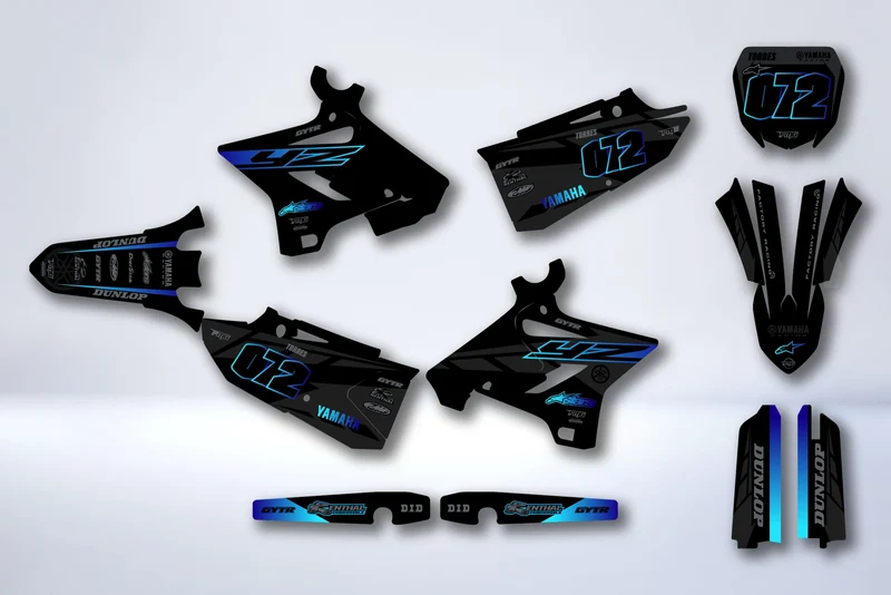Kit Déco YAMAHA YZ 125-250 2015-2021 - VALMOS