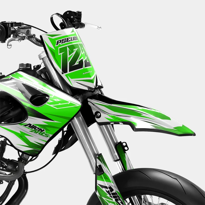 ONYX - Kit deco DERBI 50cc - Vert