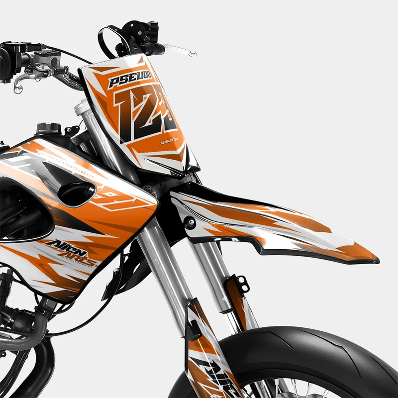 ONYX - Kit deco DERBI 50cc - Orange
