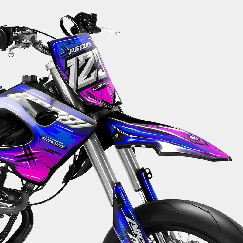 PAVO - Kit deco DERBI 50cc - Bleu Rose