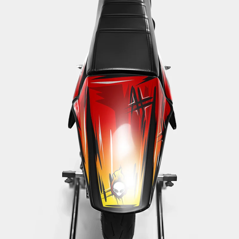 PAVO - Kit deco DERBI 50cc - Rouge Jaune