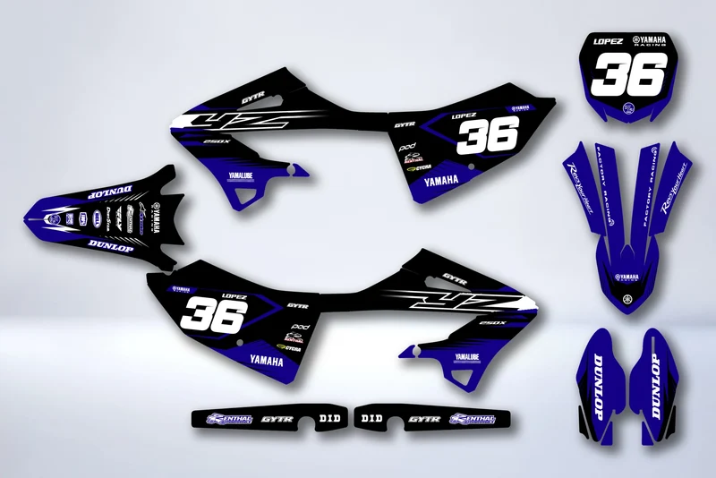 Kit Déco Yamaha YZ 125/250 2022-2026 - LUMXAR