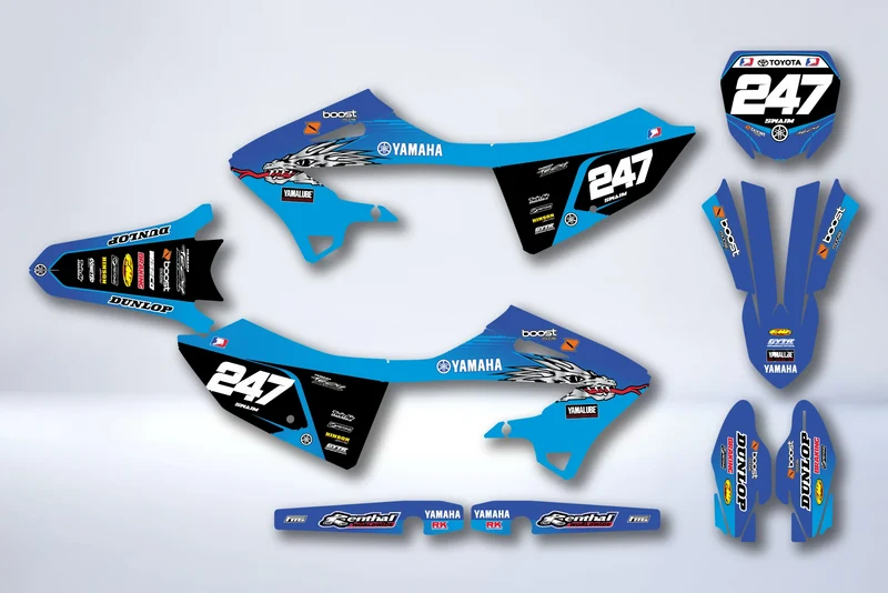 Kit Déco Yamaha YZ 125/250 2022-2026 - SABLOR