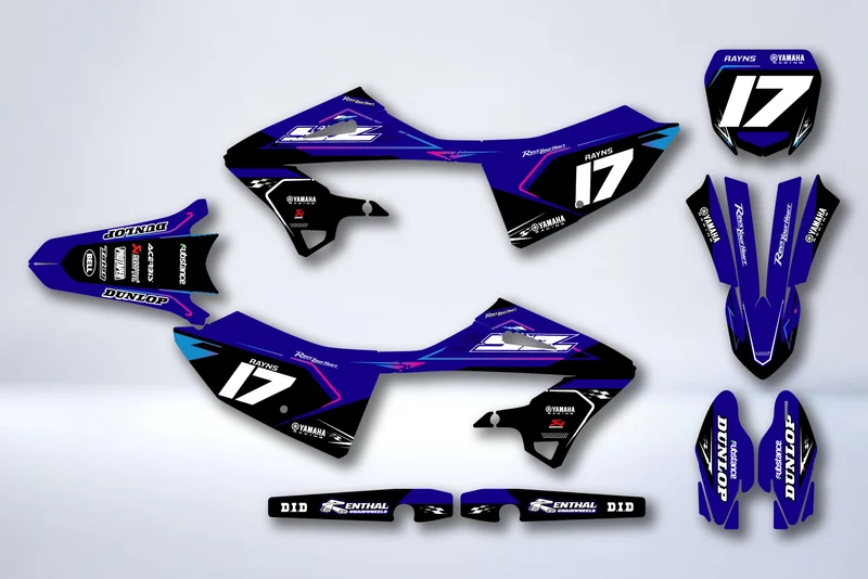 Kit Déco Yamaha YZ 125/250 2022-2026 - ZEPRAX