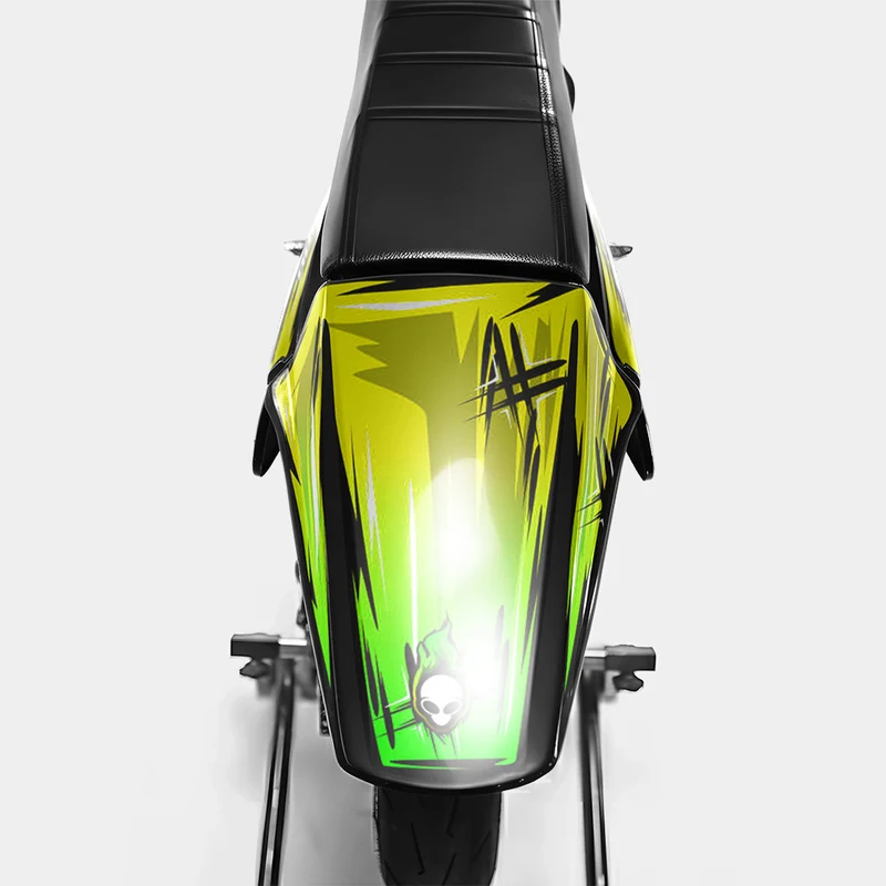 PAVO - Kit deco DERBI 50cc - Jaune Vert