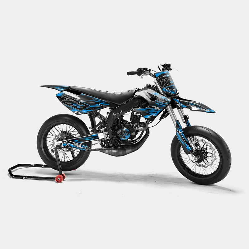PIQUE - Kit deco DERBI 50cc - Bleu