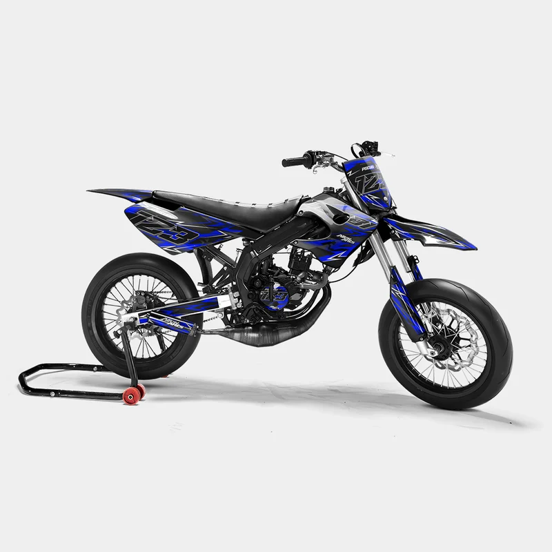 PIQUE - Kit deco DERBI 50cc - Bleu Foncé
