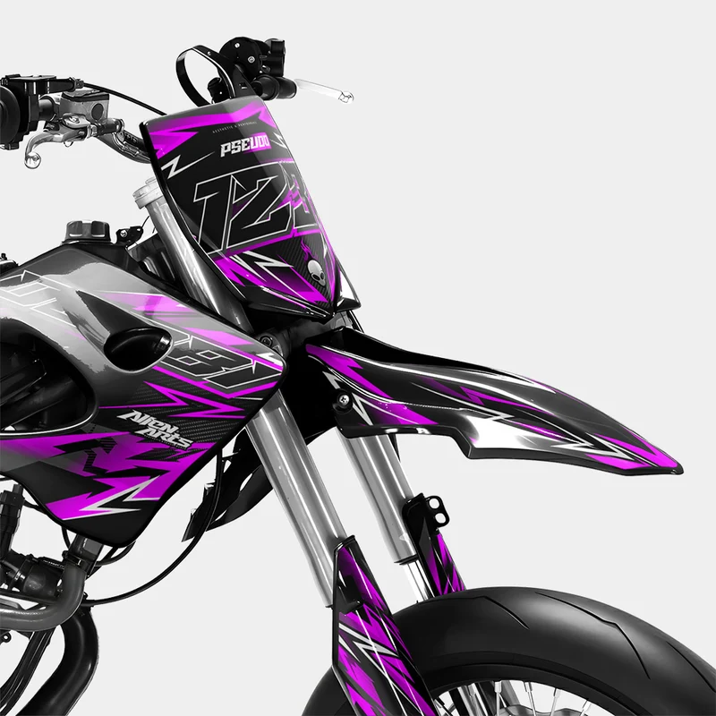 PIQUE - Kit deco DERBI 50cc - Rose