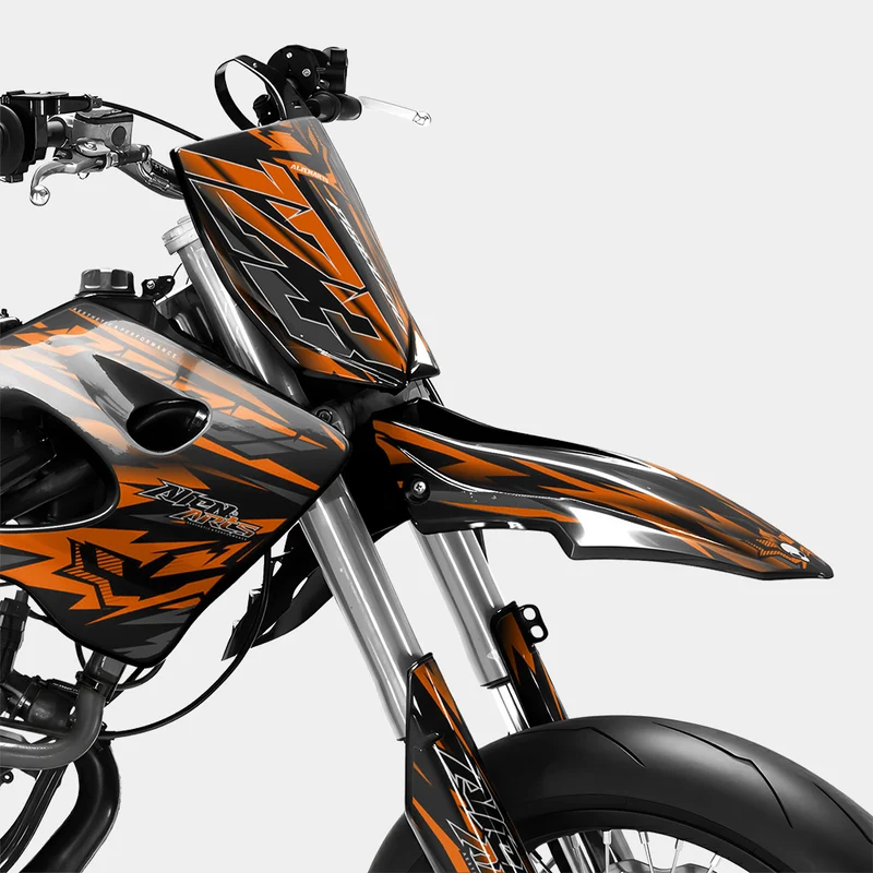 VITRA - Kit deco DERBI 50cc - Orange