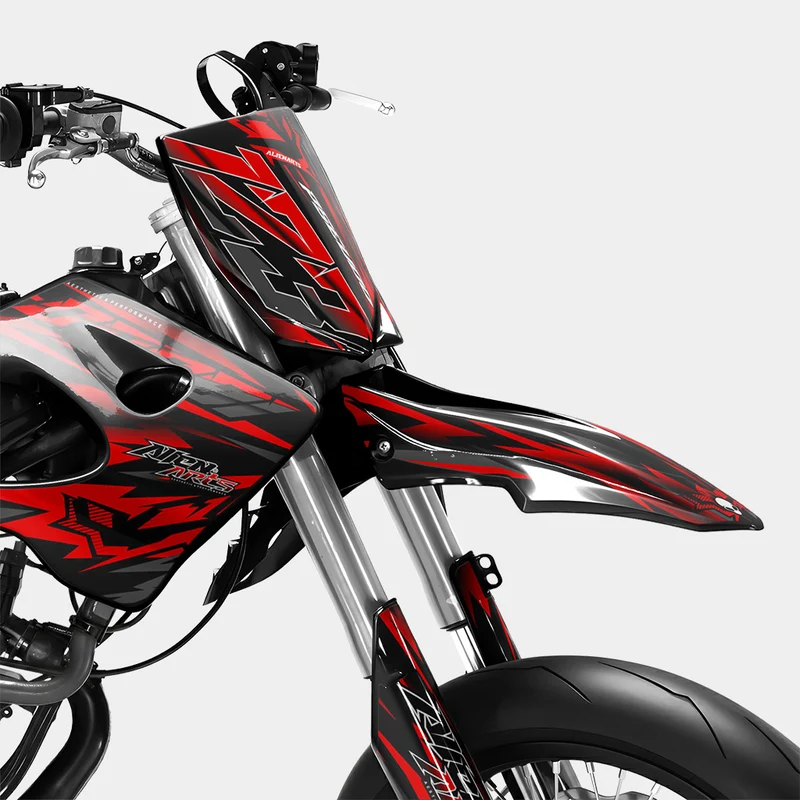 VITRA - Kit deco DERBI 50cc - Rouge