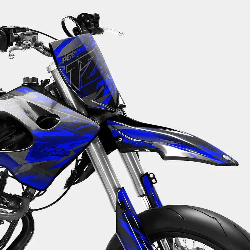 ZÉPHYR - Kit deco DERBI 50cc - Bleu Foncé
