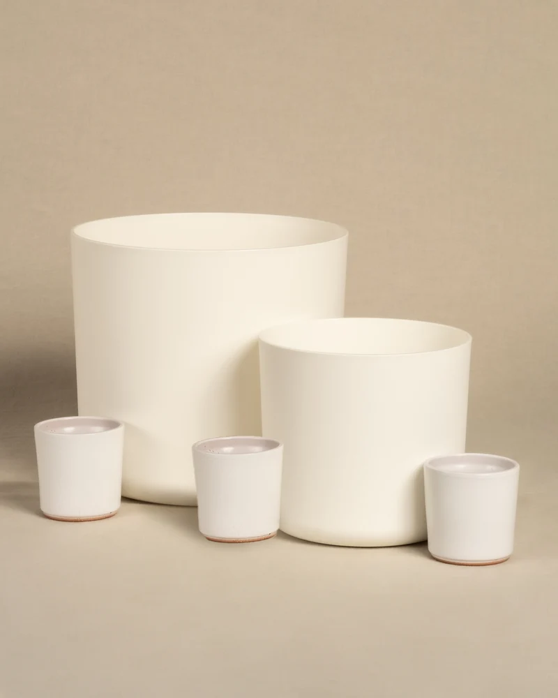 Kunststoff Topfset 'Lumi' (22, 16, 3 x 7)