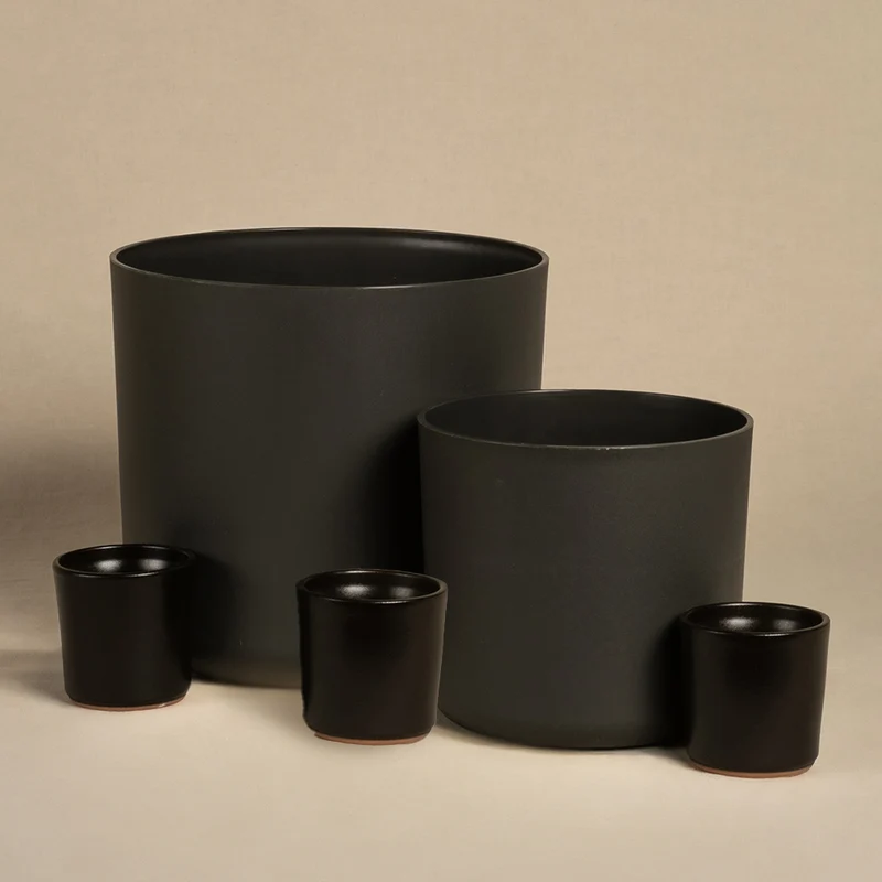 Kunststoff Topfset 'Lumi' (22, 16, 3 x 7)