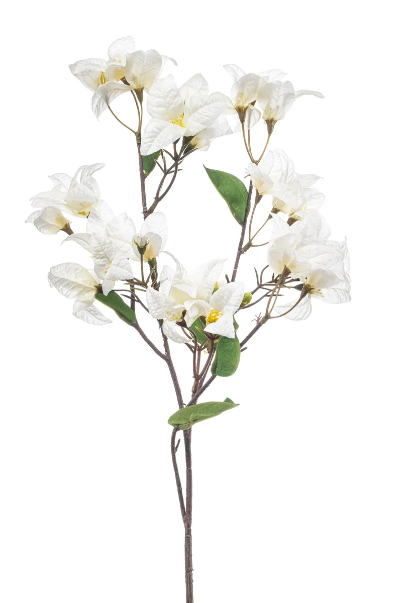 Bougainvillea künstlich 68 cm - 1 Zweig - Creme