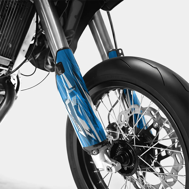 PLUME - Kit deco DERBI 50cc - Bleu
