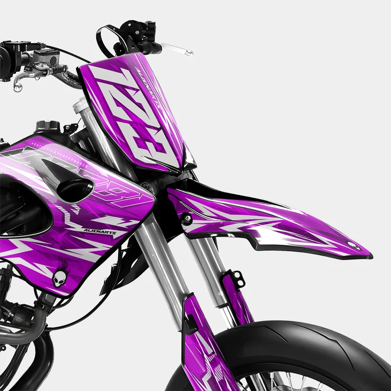 PLUME - Kit deco DERBI 50cc - Rose