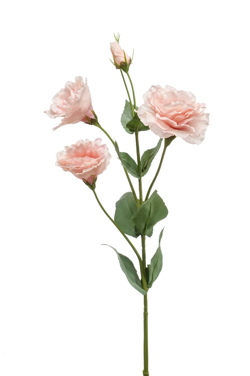Lisianthus künstlich 68 cm - 1 Stiel - Hellrosa