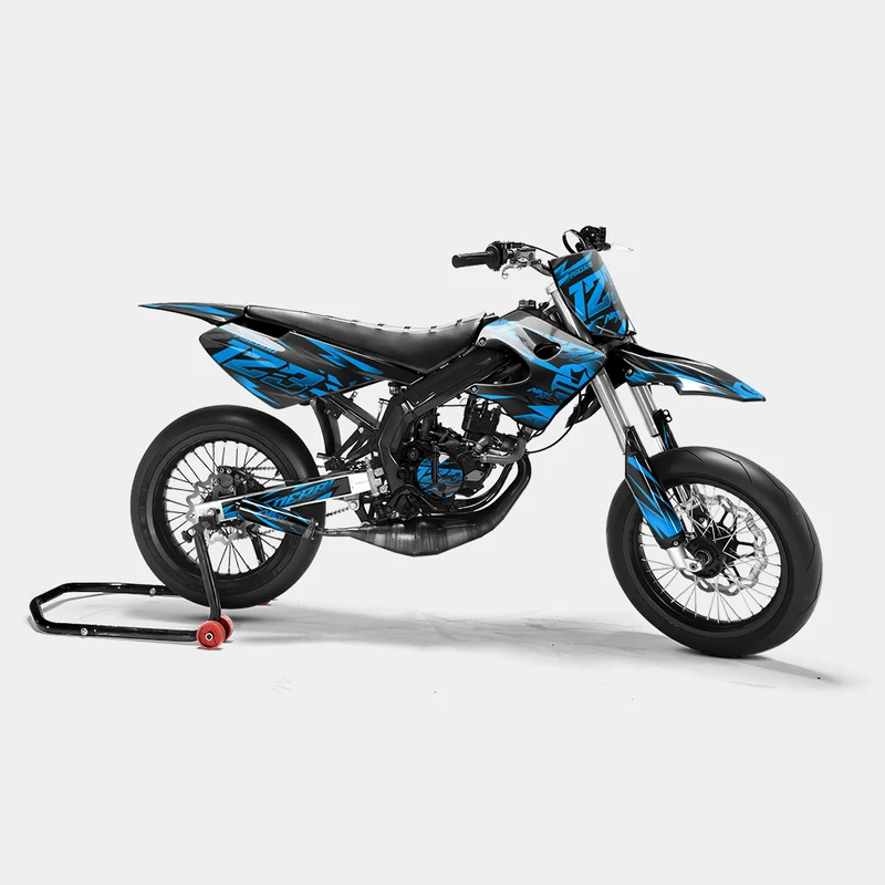 SABLE - Kit deco DERBI 50cc - Bleu