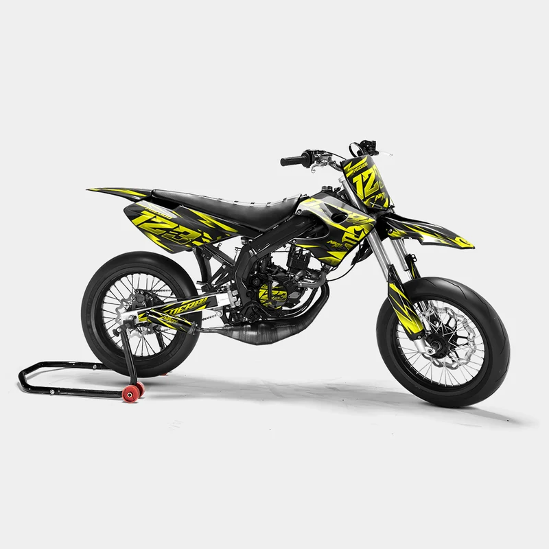 SABLE - Kit deco DERBI 50cc - Jaune