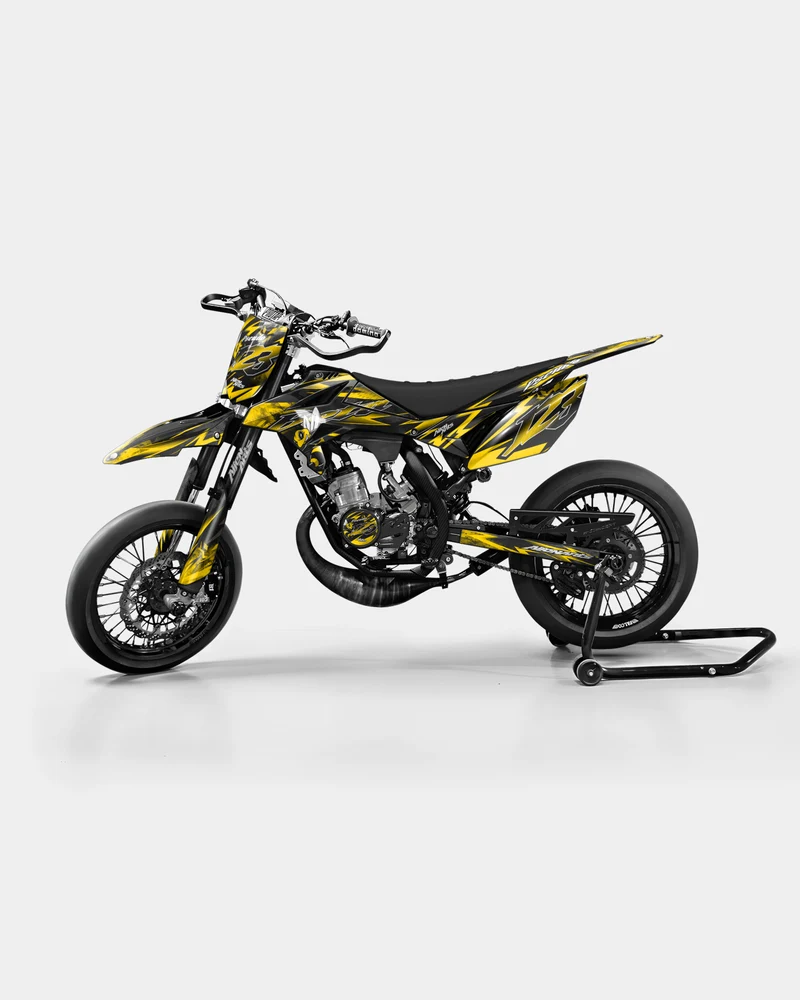 LISSE - Kit deco BETA 50cc - Jaune Foncé