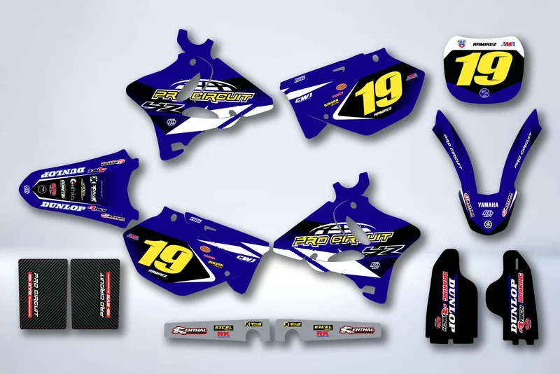 Kit Déco YAMAHA YZ 125-250 2002-2014 - JOLKOR