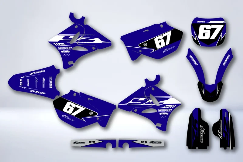 Kit Déco YAMAHA YZ 125-250 2002-2014 - DUSTOR