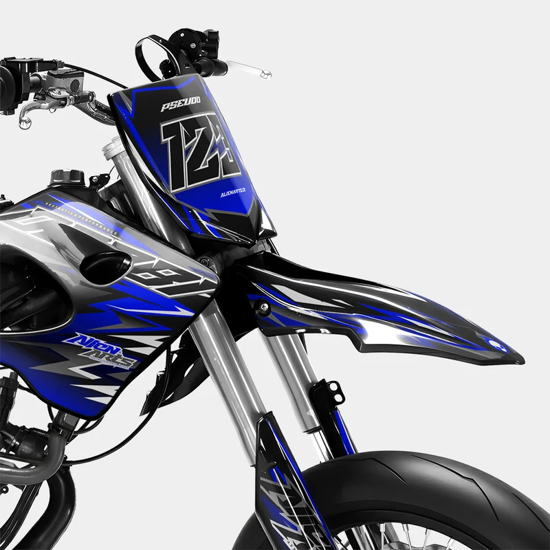 SENSO - Kit deco DERBI 50cc - Bleu Foncé