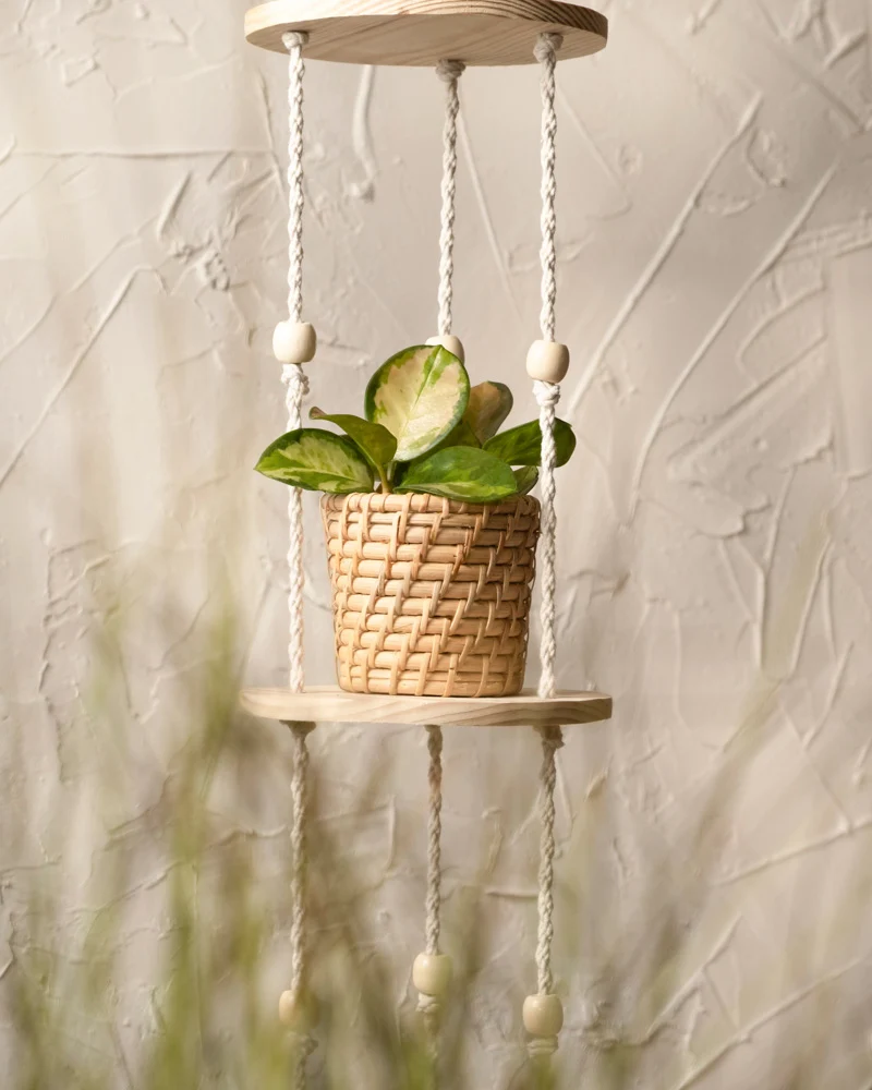 Rattan Babypflanzen-Korb 'Calen' (3 Stk.)