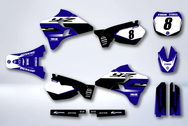 Kit Déco YAMAHA YZ 125-250 1996-2001 - MYRTAN