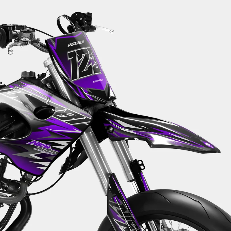 SENSO - Kit deco DERBI 50cc - Violet