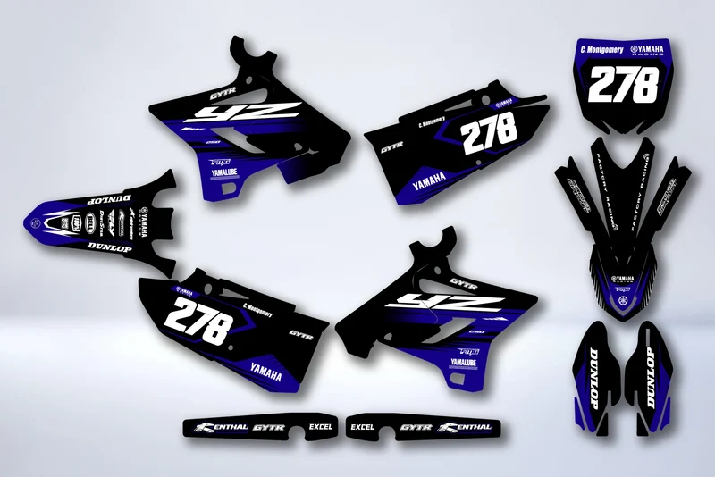 Kit Déco YAMAHA YZ 125-250 2015-2021 - SOLQUOR