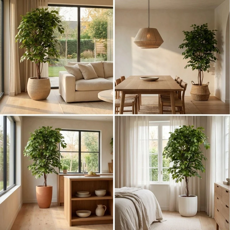 Künstlicher Ficus Deluxe Weinrebenbaum 140 cm