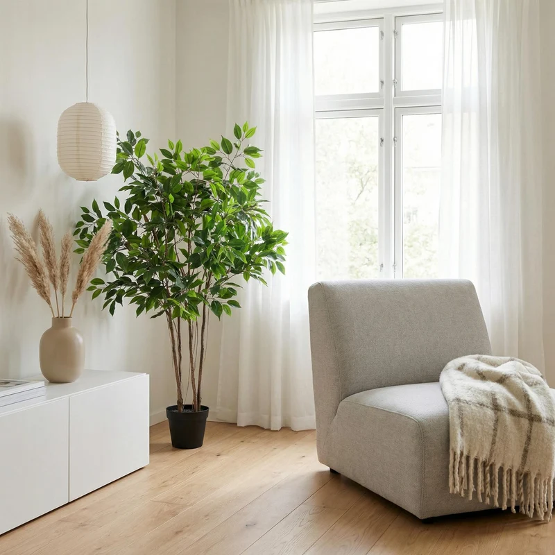 Künstlicher Ficus benjamina 128 cm