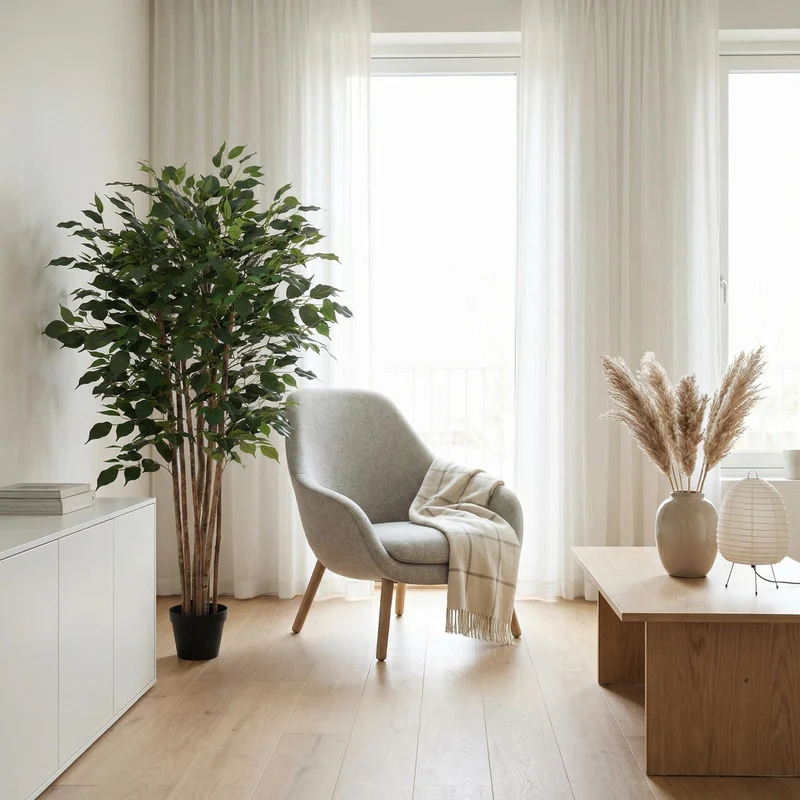 Künstlicher Ficus benjamina 128 cm
