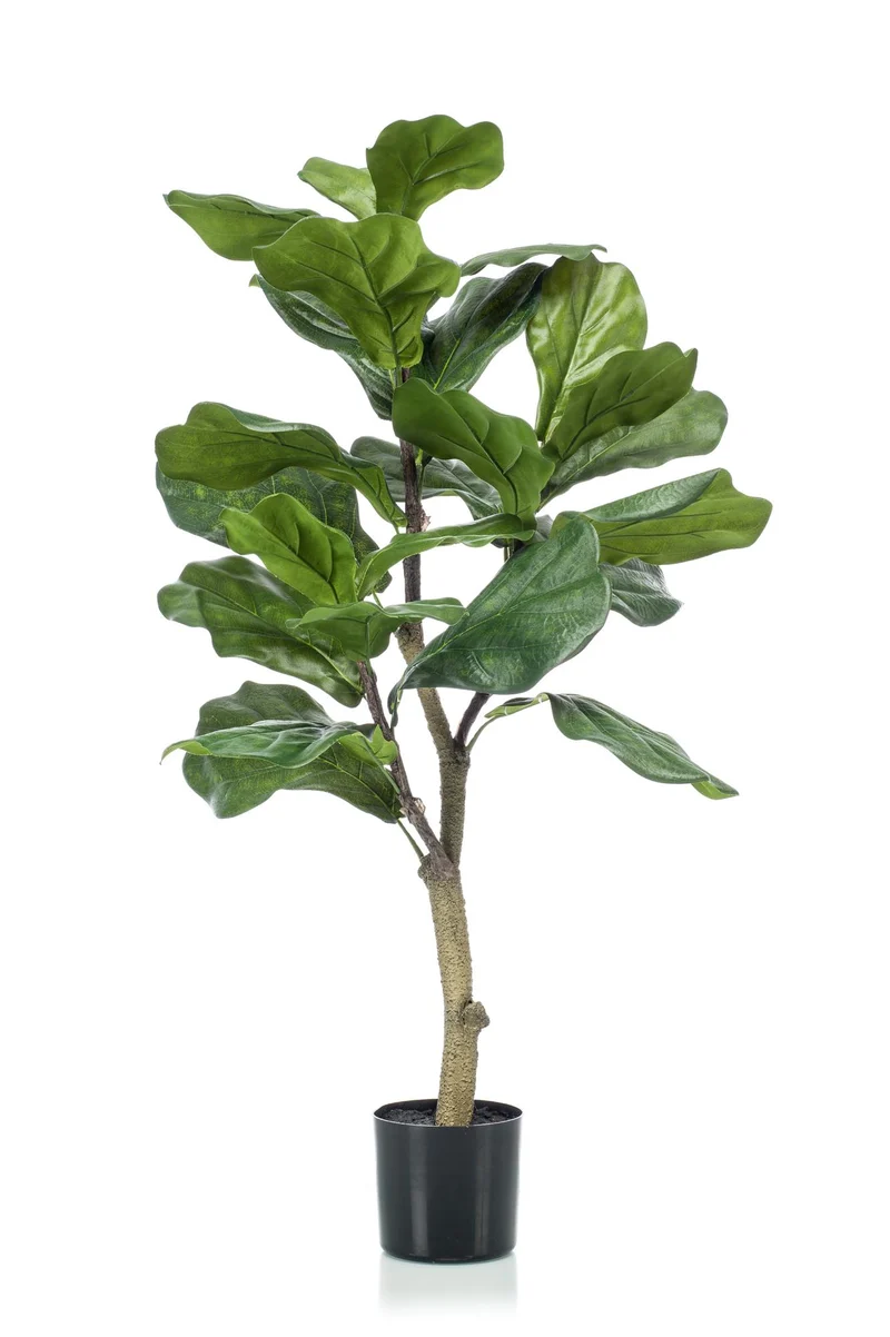 Kunstpflanze Ficus Lyrata (Tabakspflanze/Geigenfeige) 90–180 cm